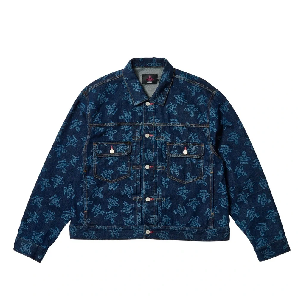 Palace x Vivienne Westwood Indigo Denim Jacket Size XS - Picture 1 of 8